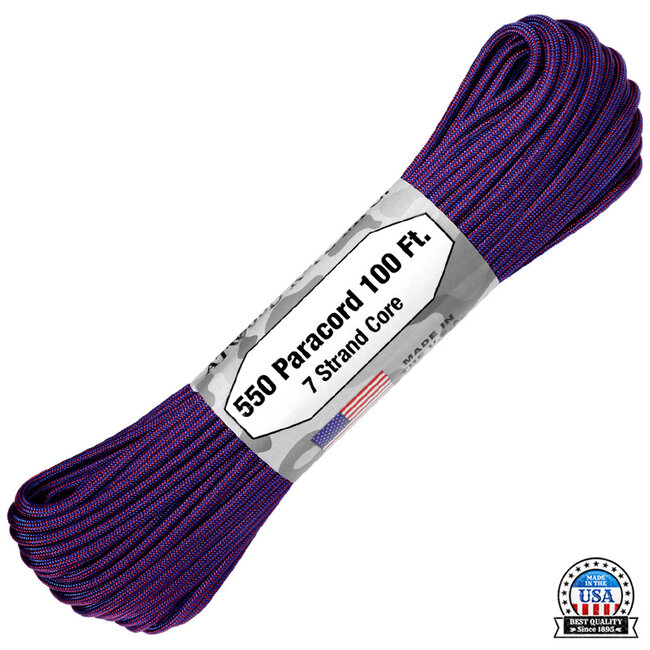 ATWOOD ROPE MFG 550 PARACORD SOLID VIVID COLOURS