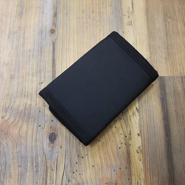 WORLD FAMOUS SALES ZIPPER TRI-FOLD WALLET, BLACK - 61-017