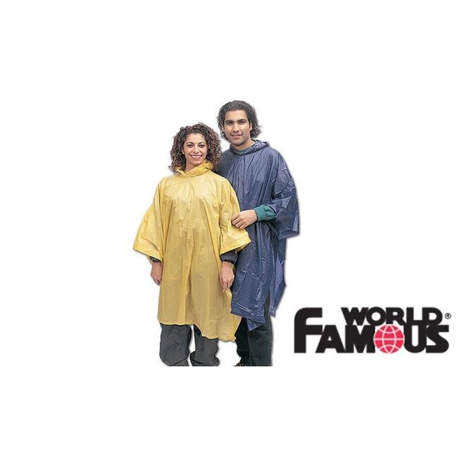 WORLD FAMOUS SALES VINYL PONCHO