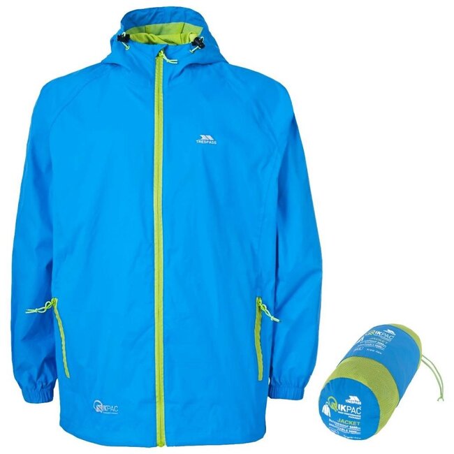 TRESPASS QIKPAC ADULTS WATERPROOF PACKAWAY JACKET