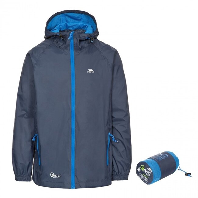 TRESPASS QIKPAC ADULTS WATERPROOF PACKAWAY JACKET