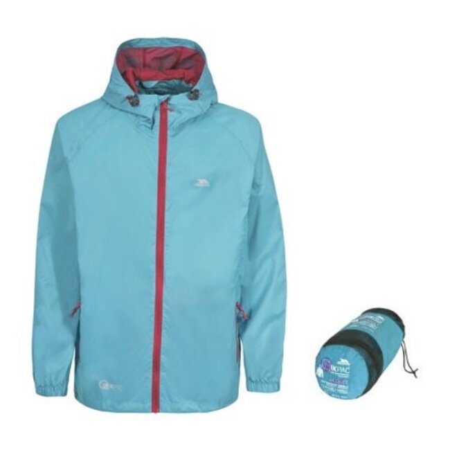 TRESPASS QIKPAC ADULTS WATERPROOF PACKAWAY JACKET