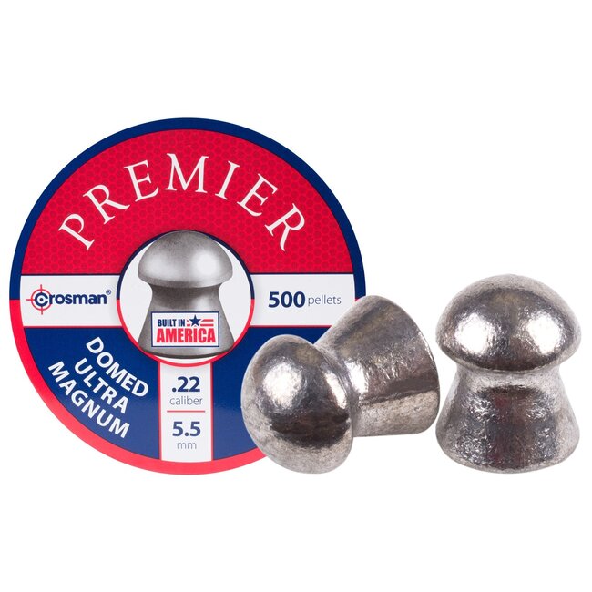 CROSMAN CROSMAN .22 HOLLOW POINT 14.3gr PREMIUM PELLETS (500ct)