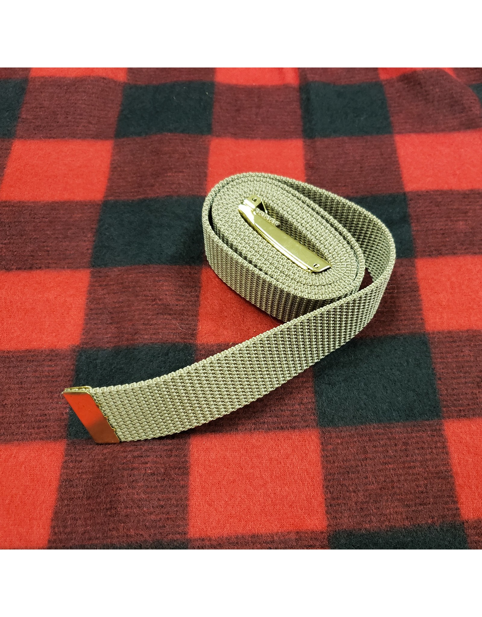 SURPLUS WEB BELT FLIP CLOSURE BUCKLE