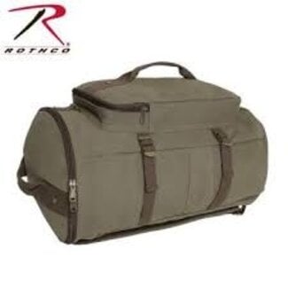 ROTHCO CONVERTIBLE 19" CANVAS DUFFLE OD