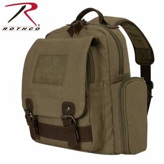 ROTHCO VINTAGE CANVAS SLING BACKPACK OLIVE DRAB