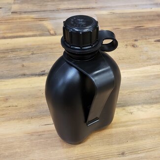 ROTHCO 1L CANTEEN W/CLIP BLACK