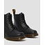 DR. MARTENS DR. MARTENS BLACK NAPPA LEATHER LACE UP BOOTS