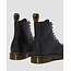 DR. MARTENS DR. MARTENS BLACK NAPPA LEATHER LACE UP BOOTS