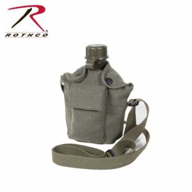 ROTHCO VINTAGE CANTEEN CARRY-ALL, OLIVE