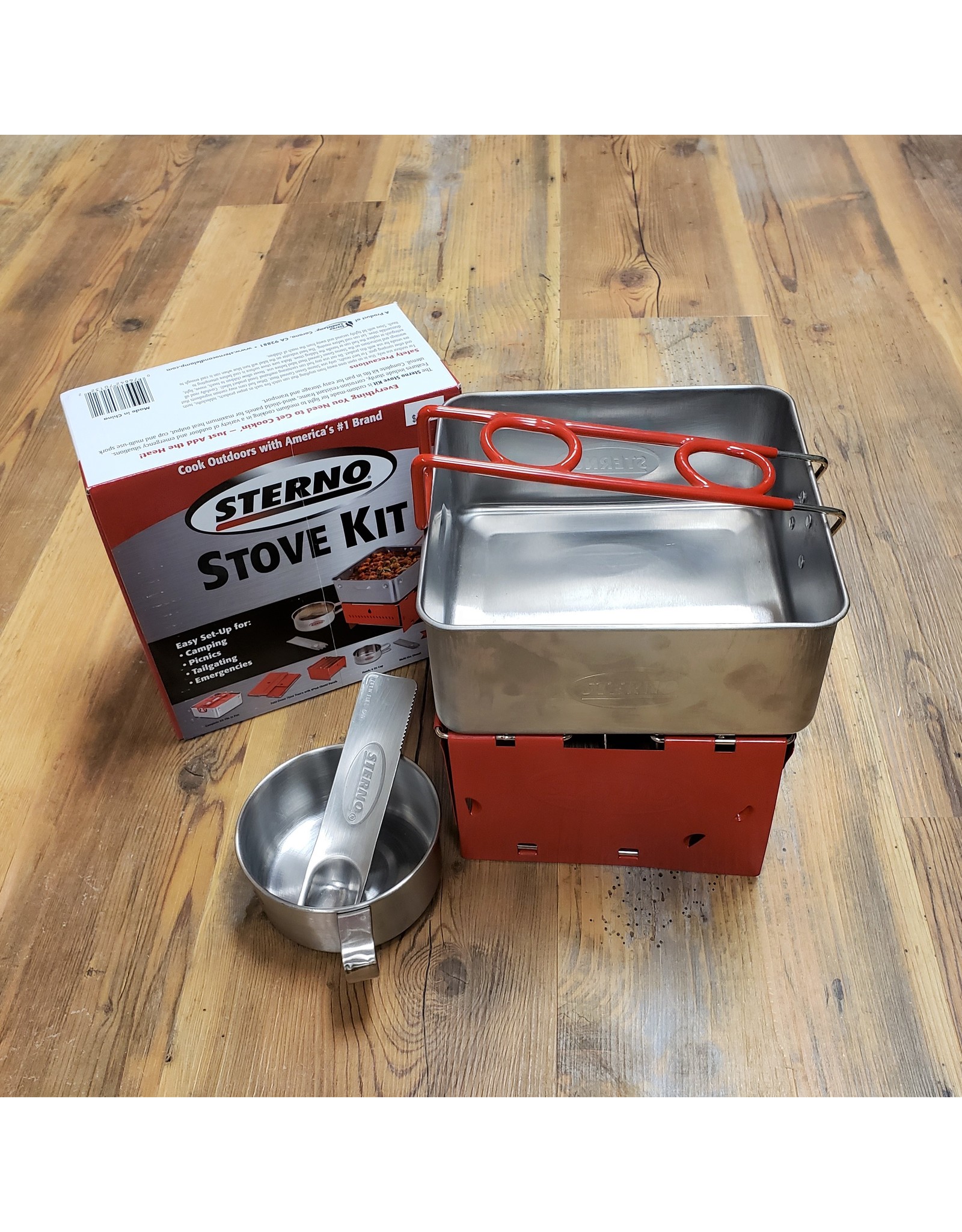 Sterno Camp Stove Kit with Frame and WindShield Panels Stoves & Grills