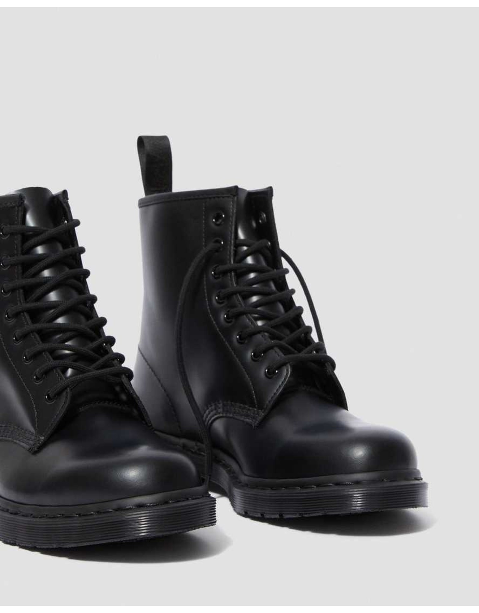 black mono dr martens