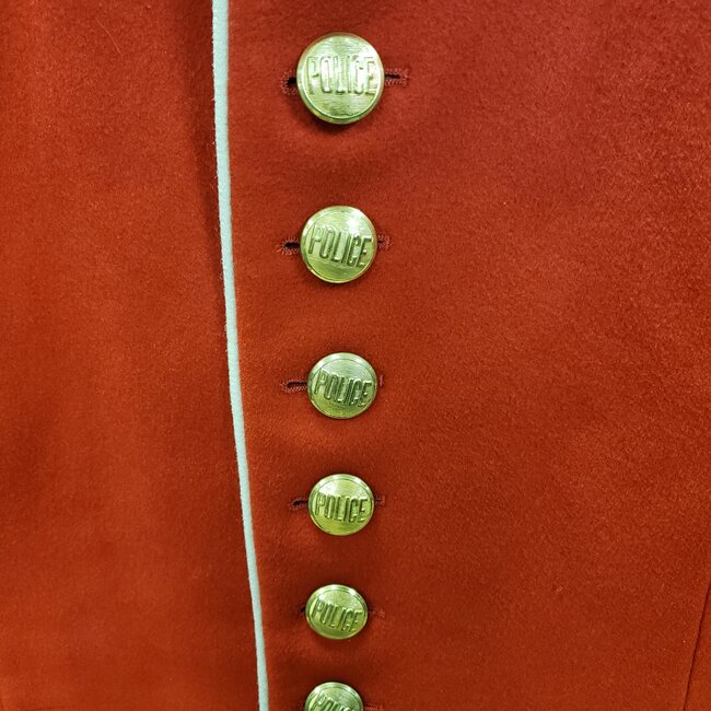 CANADIAN SURPLUS RMC  ROYAL MILITARY COLLEGE RED DRESS TUNIC-6738