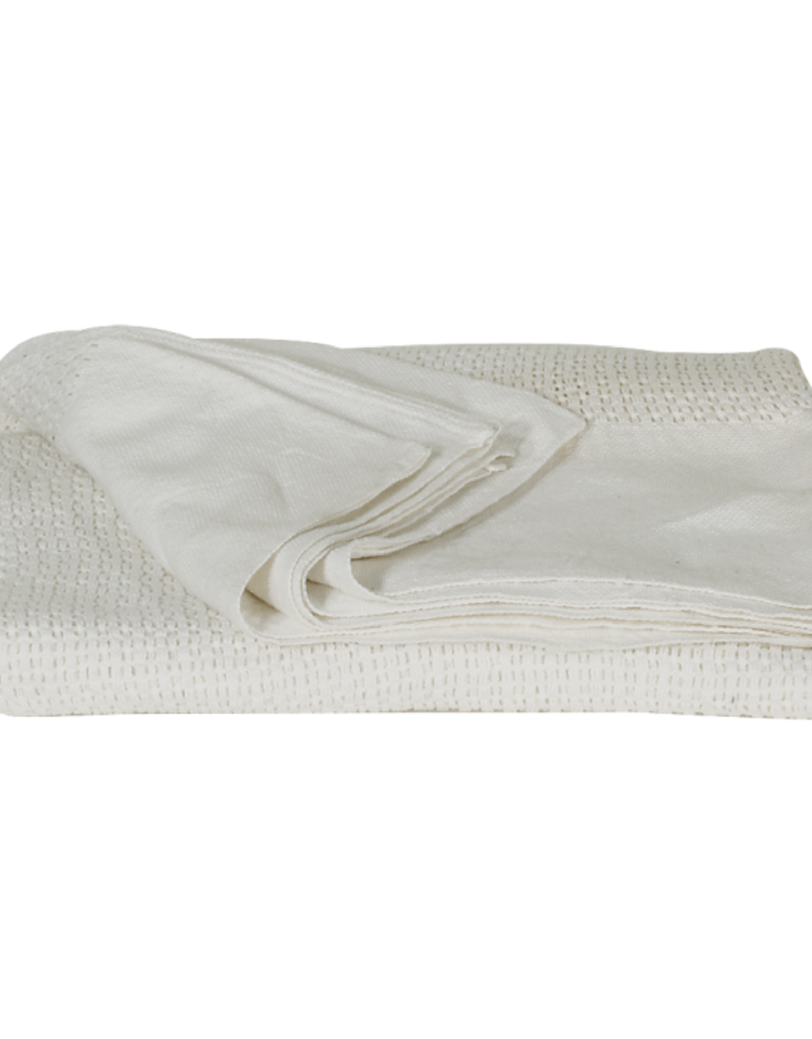 WHITE COTTON HOSPITAL BLANKET Smith Army Surplus