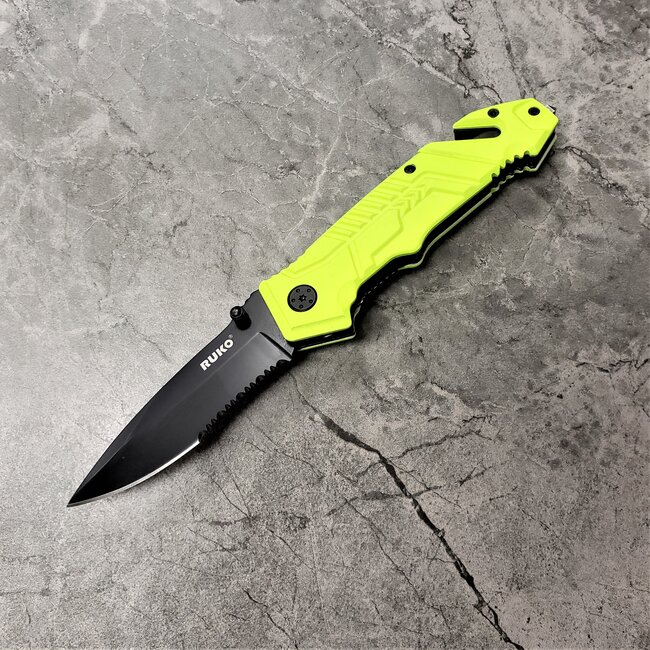 RUKO KNIVES FOLDING KNIFE RUK0144SHG 3-3/8" BLADE HV GRN