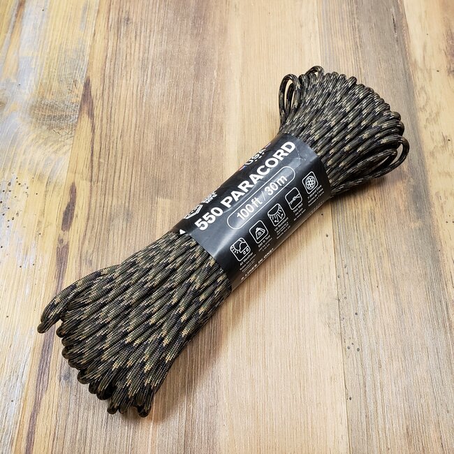 ATWOOD ROPE MFG 550 PARACORD CAMO DESIGNS