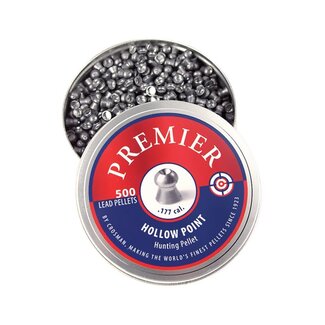 CROSMAN PREMIER HOLLOW POINT 500 LEAD PELLETS CAL .177