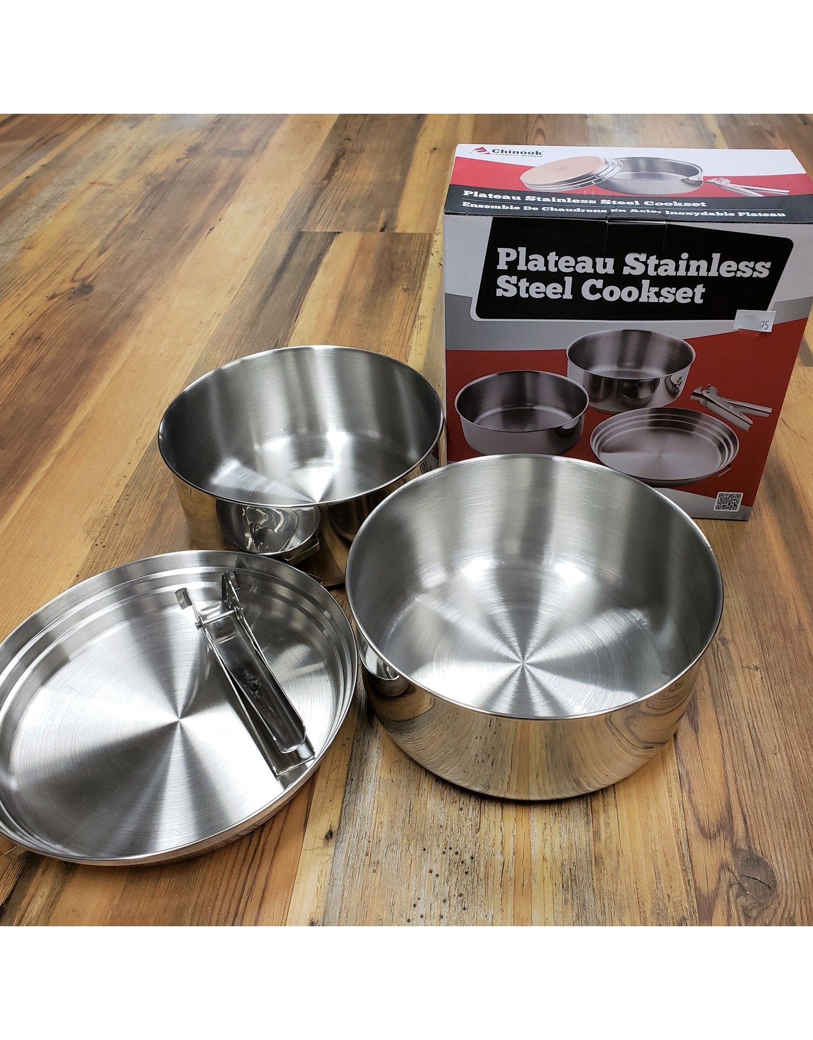 CHINOOK TECHNICAL OUTDOOR PLATEAU COOKSET STAINLESS STEEL