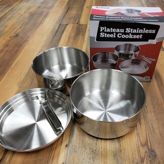 CHINOOK TECHNICAL OUTDOOR PLATEAU COOKSET STAINLESS STEEL