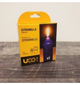 UCO CITRONELLA CANDLES UCO (3 PACK)
