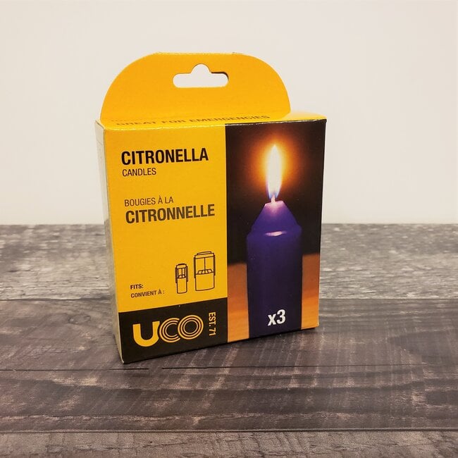 UCO CITRONELLA CANDLES UCO (3 PACK)