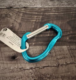 OMEGA PACIFIC FIVE-O CARABINER UIAA BLUE FRAME STRAIGHT GATE