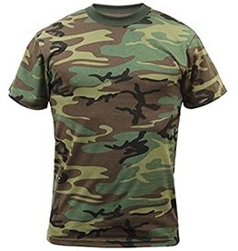 ROTHCO WOODLAND CAMO T-SHIRT