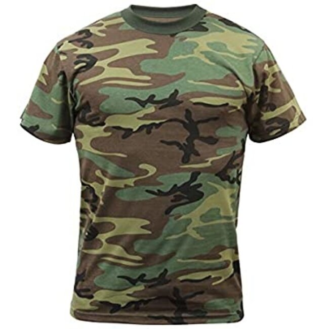 ROTHCO WOODLAND CAMO T-SHIRT