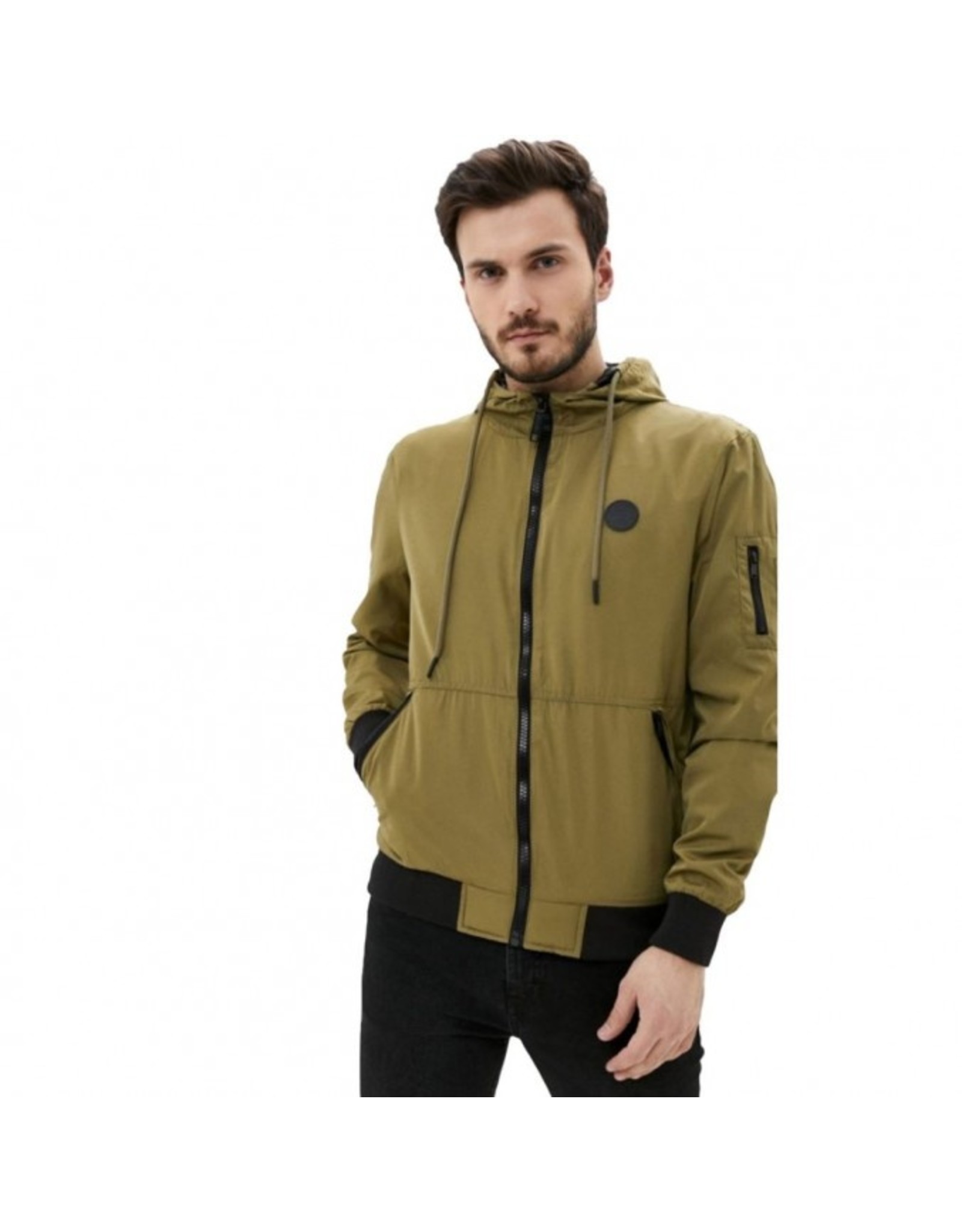 BLEND 100% POLYESTER RAIN JACKET