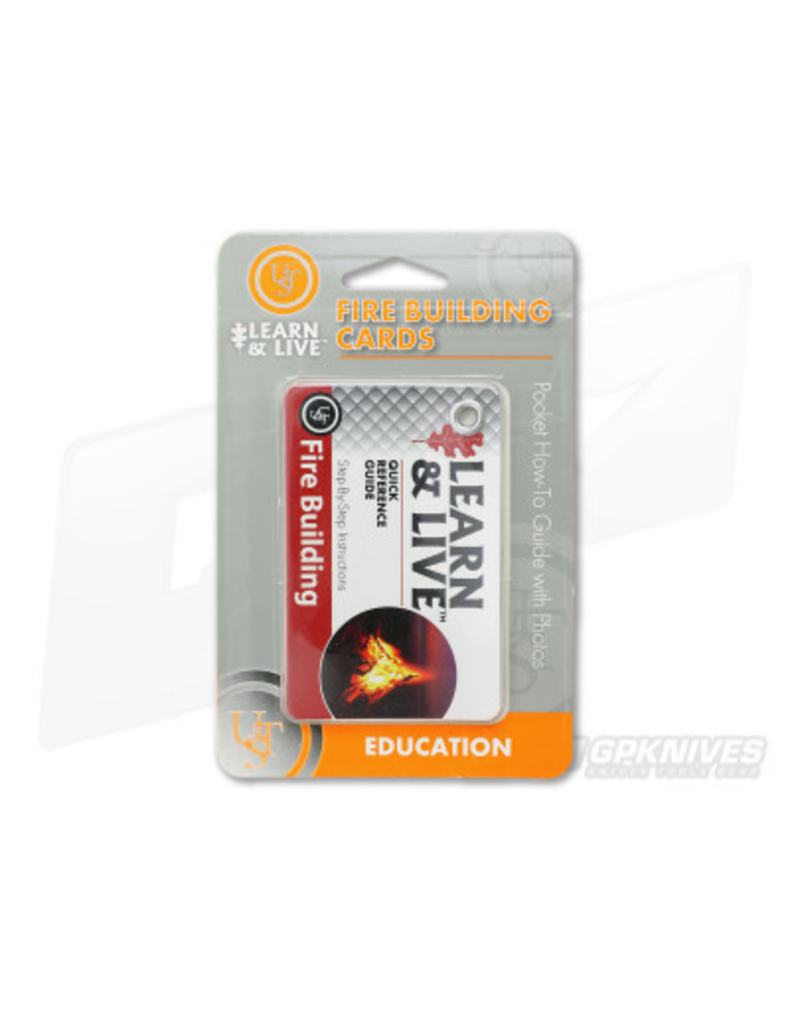 ULTIMATE SURVIVAL GEAR LIVE AND LEARN FIRE BUILDING CARDS