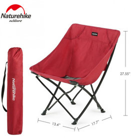 CIRCLE IMPORTS NATURE HIKE PORTABLE FOLDING CHAIR-RED