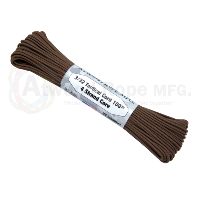 ATWOOD ROPE MFG TACTICAL CORD (3/32INCH X 100FT)