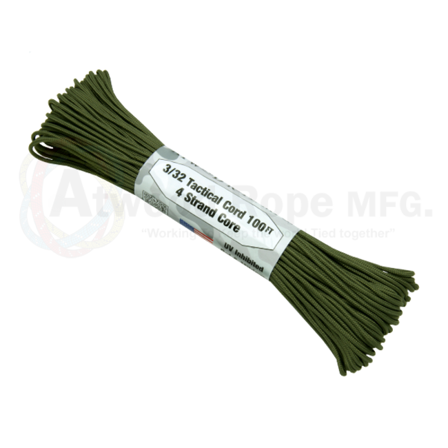 ATWOOD ROPE MFG TACTICAL CORD (3/32INCH X 100FT)