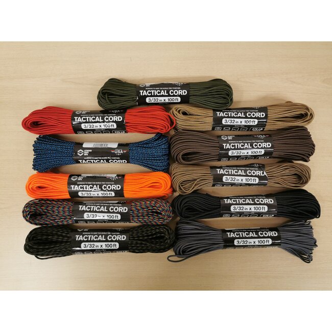 ATWOOD ROPE MFG TACTICAL CORD (3/32INCH X 100FT)