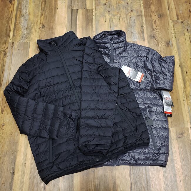 WORLD FAMOUS SPORTS MENS 90/10 DOWN PACKABLE CREW DOWN JACKET