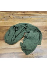 CANADIAN SURPLUS CANADIAN USED OLIVE COTTON SCARF