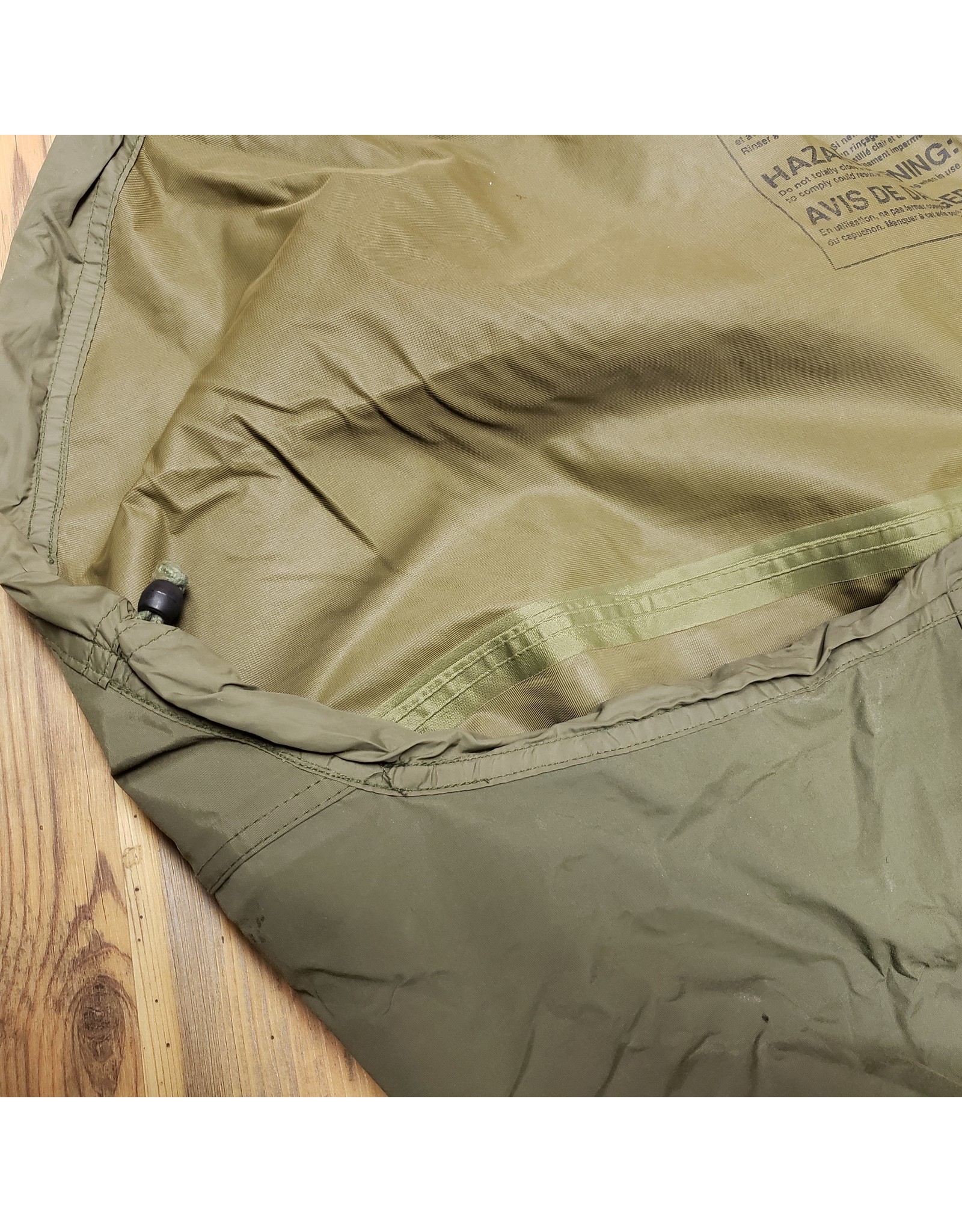 CANADIAN SURPLUS CANADIAN  OLIVE USED BIVY BAG