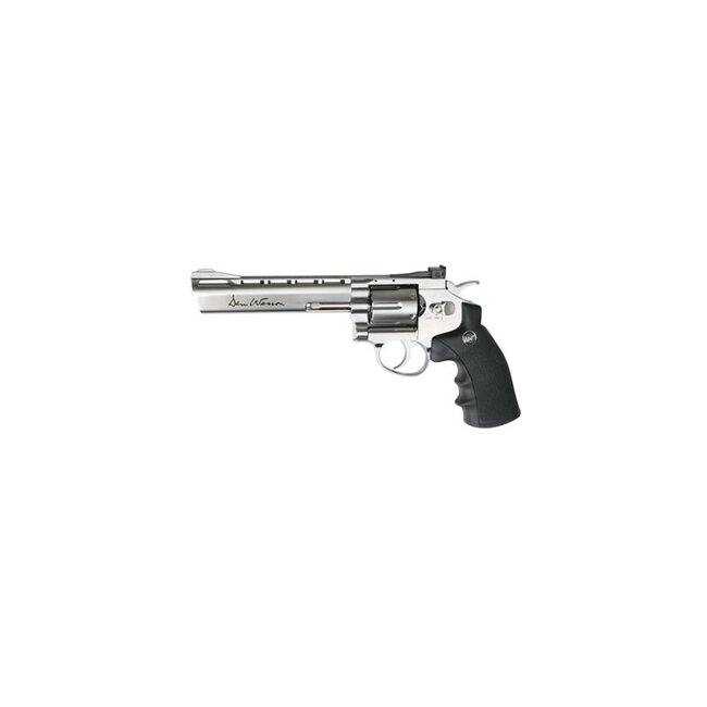 ASG DAN WESSON 6" 6MM BB C02 SILVER PISTOL