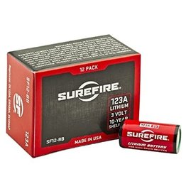 NORTH SYLVA 12 PACK OF SUREFIRE 123A LITHIUM BATTERIES