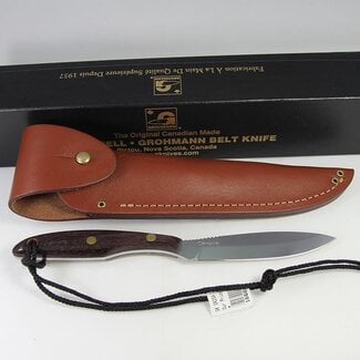 GROHMANN KNIVES BIRD AND TROUT W/ARMY SHEATH