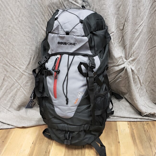 OBUS FORME NALA 60L HIKING PACK BK/LT GREY