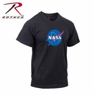 ROTHCO NASA T-SHIRT ROUND LOGO