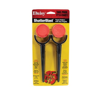 DAISY SHATTER BLAST TARGET HOLDER WITH CLAY TARGETS