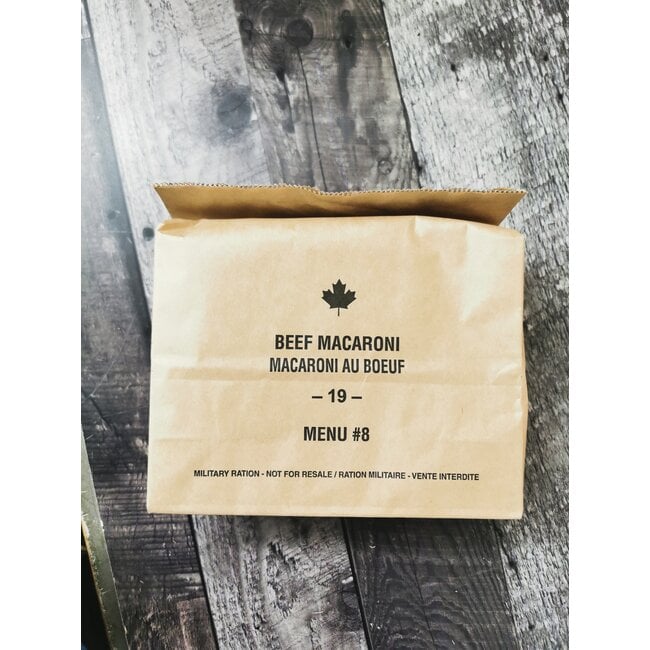 CANADIAN SURPLUS IMP CANADIAN INDIVIDUAL MEAL PACK-LUNCHES