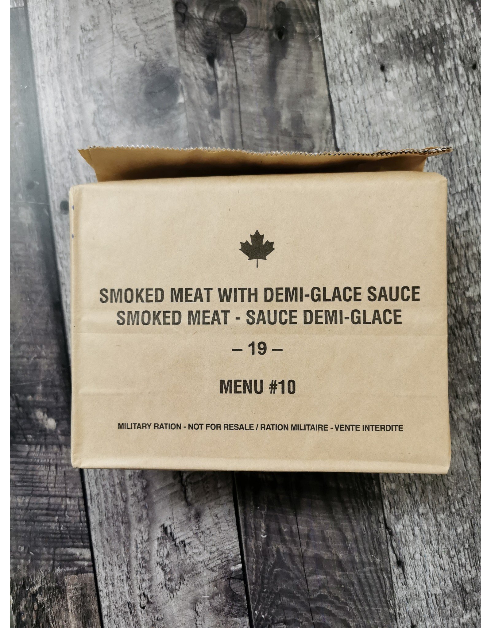 CANADIAN SURPLUS IMP CANADIAN INDIVIDUAL MEAL PACK-LUNCHES