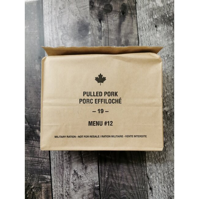 CANADIAN SURPLUS IMP CANADIAN INDIVIDUAL MEAL PACK-LUNCHES