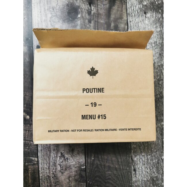 CANADIAN SURPLUS IMP CANADIAN INDIVIDUAL MEAL PACK- SUPPERS