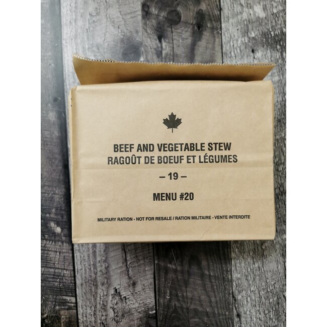 CANADIAN SURPLUS IMP CANADIAN INDIVIDUAL MEAL PACK- SUPPERS