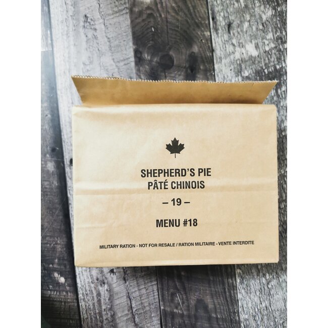 CANADIAN SURPLUS IMP CANADIAN INDIVIDUAL MEAL PACK- SUPPERS