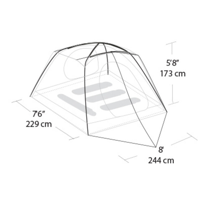 EUREKA SPACE CAMP 4 TENT